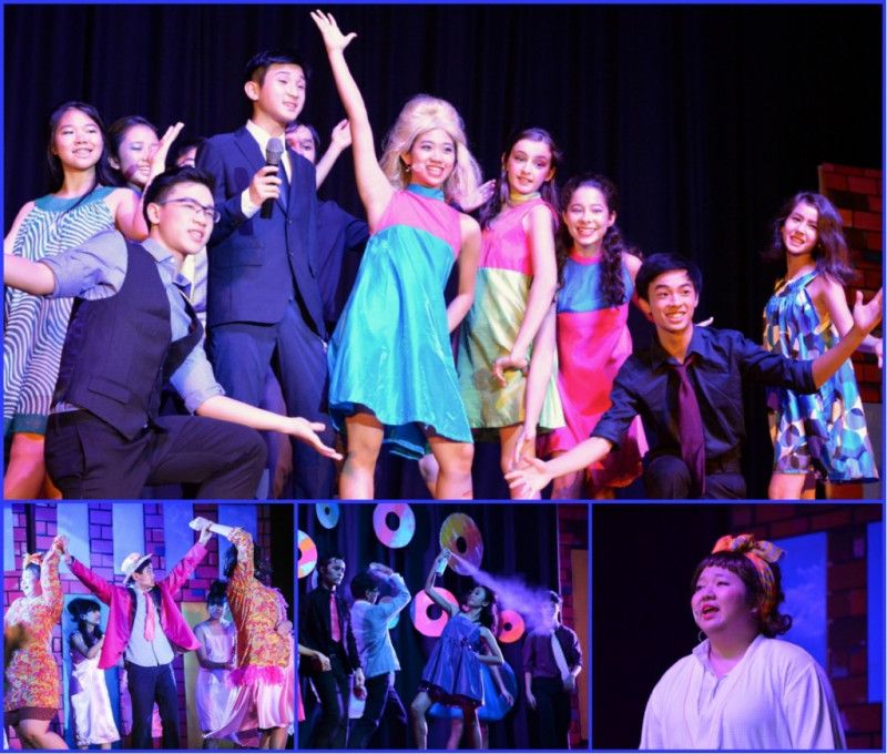 hairspray collage