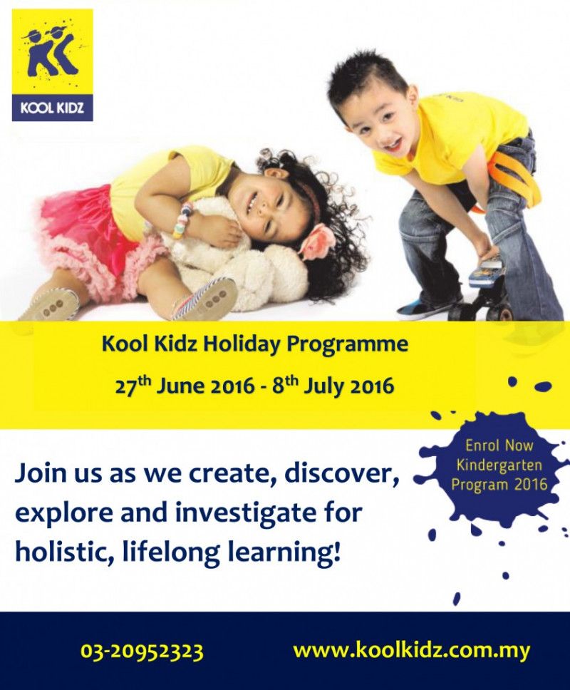 Kool Kidz Holiday Programme June-July