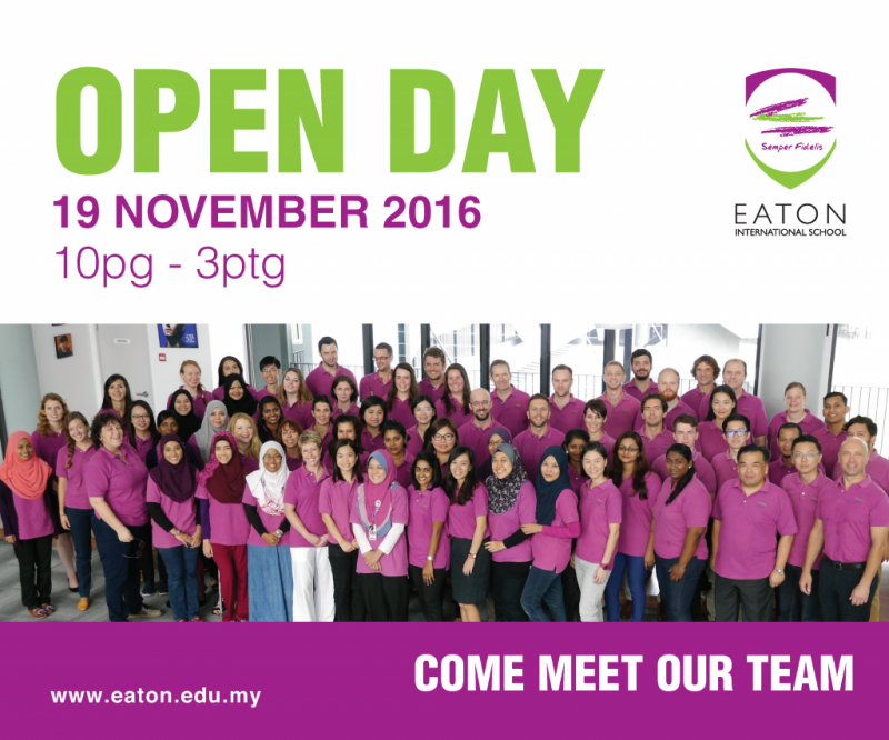 Eaton - Open Day Advert